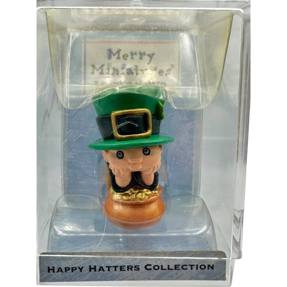 Hallmark Keepsake 2000 Merry Miniatures Happy Hatters Collection Paddy O'Hatty